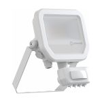 Ledvance Led-Scheinwerfer Aluminium Weiß 8W 1200lm 100D - 840 Kaltweiß | IP65 - Bewegungs- Und Lichtsensor - Symmetrisch