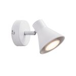 Nordlux Eik Wandleuchte Metall Weiß | Geeignet für 1x GU10