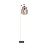 Eglo Stehlampe Espinal Stahl Bronze | IP20 - Geeignet für 1x E27 