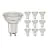 Mehrfachpackung 10x Noxion LED-Spot GU10 PAR16 4W 345lm 36D - 830 Warmweiß | Ersatz für 50W