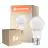 Mehrfachpackung 6x Ledvance Performance LED Glühbirne B22d Birne Matt 8.5W 806lm - 827 Extra Warmweiß|Ersatz Für 60W