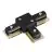 Bright Choice 1-Phasen Rail T-Verbinder Schwarz