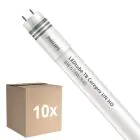 Mehrfachpackung 10x Philips LED Röhre T8 CorePro (UN) High Output 8W 900lm - 840 Kaltweiß | 60cm - Ersatz Für 18W